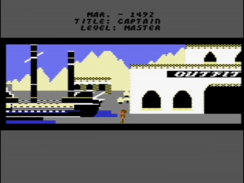 Gameplay of Seven Cities of Gold for Commodore 64